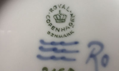 Wie alt ist mein Royal Copenhagen Porzellan?