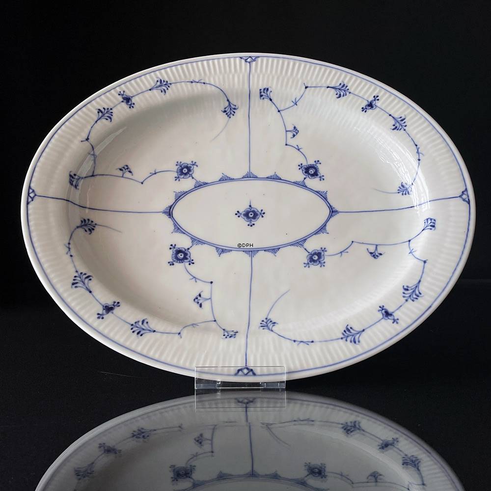 Musselmalet Gerippt, Servierteller Nr. 1-100, Royal Copenhagen 41cm