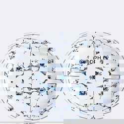 Musselmalet Gerippt, Servierteller Nr. 1-100, Royal Copenhagen 41cm