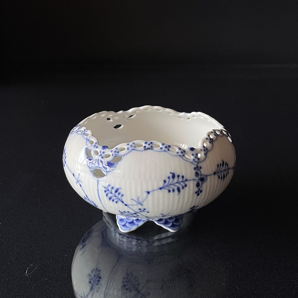 Musselmalet Vollspitze, Seltene Vase (Blumenstraußhalter), Royal Copenhagen Nr. 1/1044