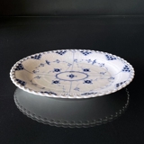 Musselmalet Vollspitze, ovale Servierplatte Nr. 1/1056, Royal Copenhagen 27 cm