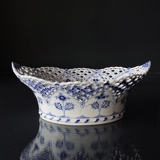 Musselmalet Vollspitze, Seltene Obstschale 30 cm, Royal Copenhagen Nr. 1/1059