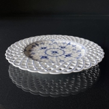 Musselmalet Vollspitze, Teller mit durchbrochener Bordüre, Royal Copenhagen Nr. 1/1097