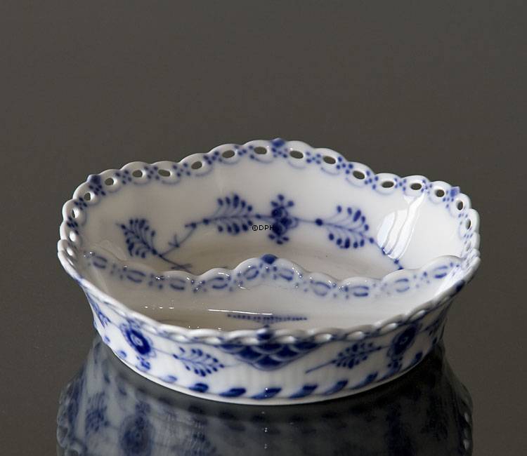 Musselmalet Vollspitze, runde Schale 11cm, Royal Copenhagen Nr. 1137