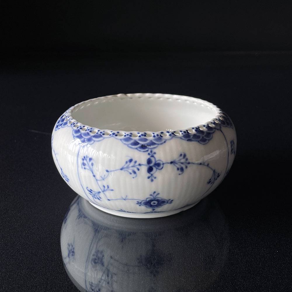 Musselmalet Vollspitze, Seltene Zuckerdose, Royal Copenhagen Nr. 1/1183