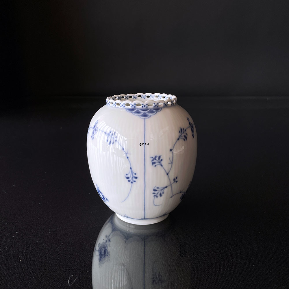 Musselmalet Vollspitze, Vase Nr. 1/1190, Royal Copenhagen