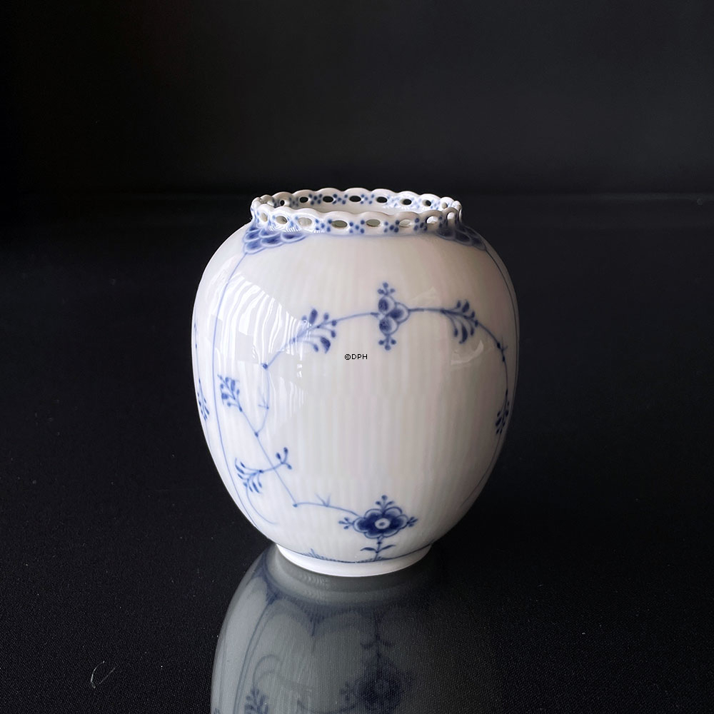 Musselmalet Vollspitze, Vase Nr. 1/1190, Royal Copenhagen