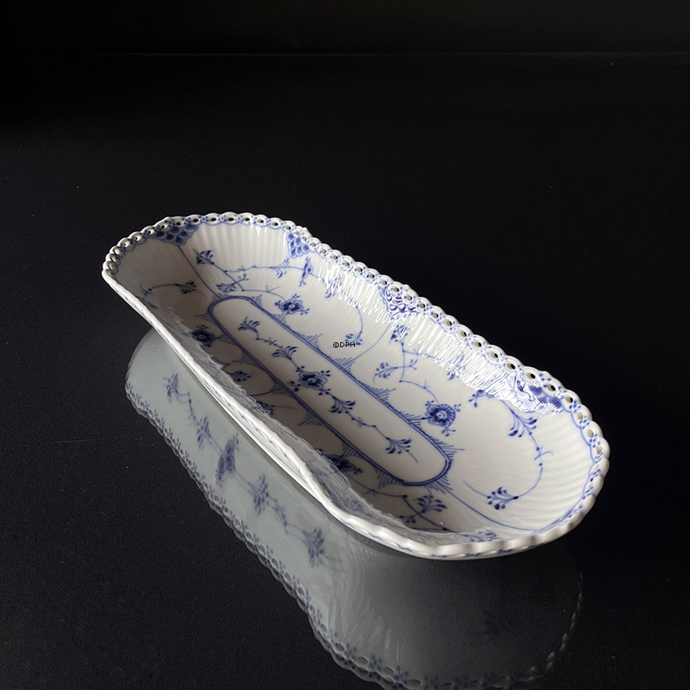 Musselmalet Vollspitze, Rechteckiges Tablett Nr. 1/1194, Royal Copenhagen 37 cm