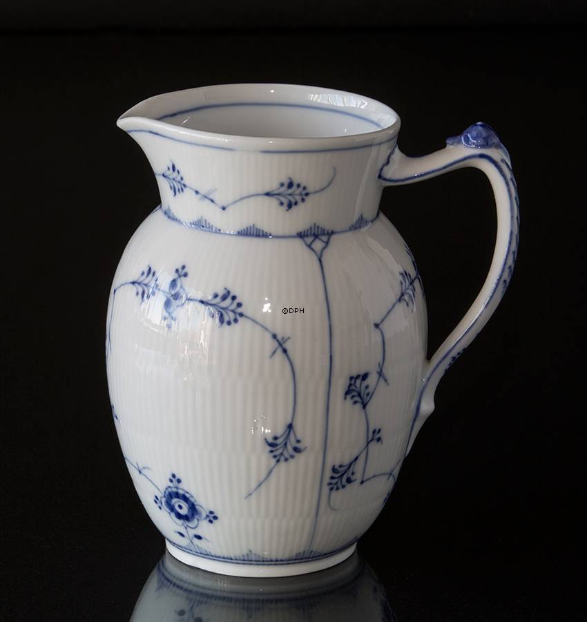 Musselmalet Gerippt, Krug, 17 cm, Royal Copenhagen Nr. 161