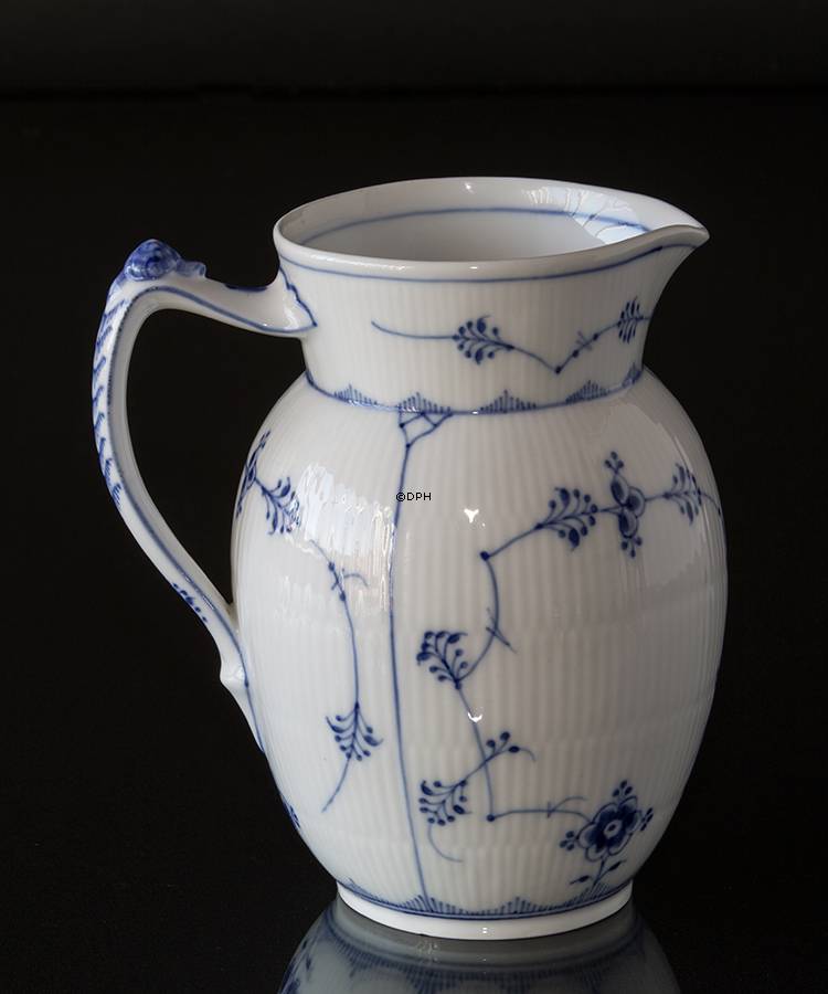 Musselmalet Gerippt, Krug, 17 cm, Royal Copenhagen Nr. 161