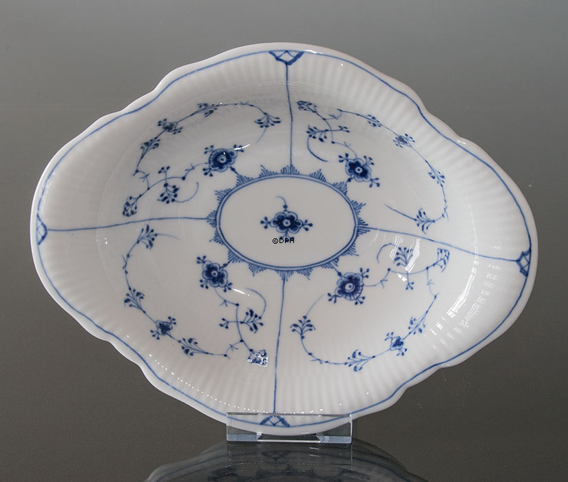 Musselmalet Gerippt, Große Schale, Selten 30cm, Royal Copenhagen Nr. 2014