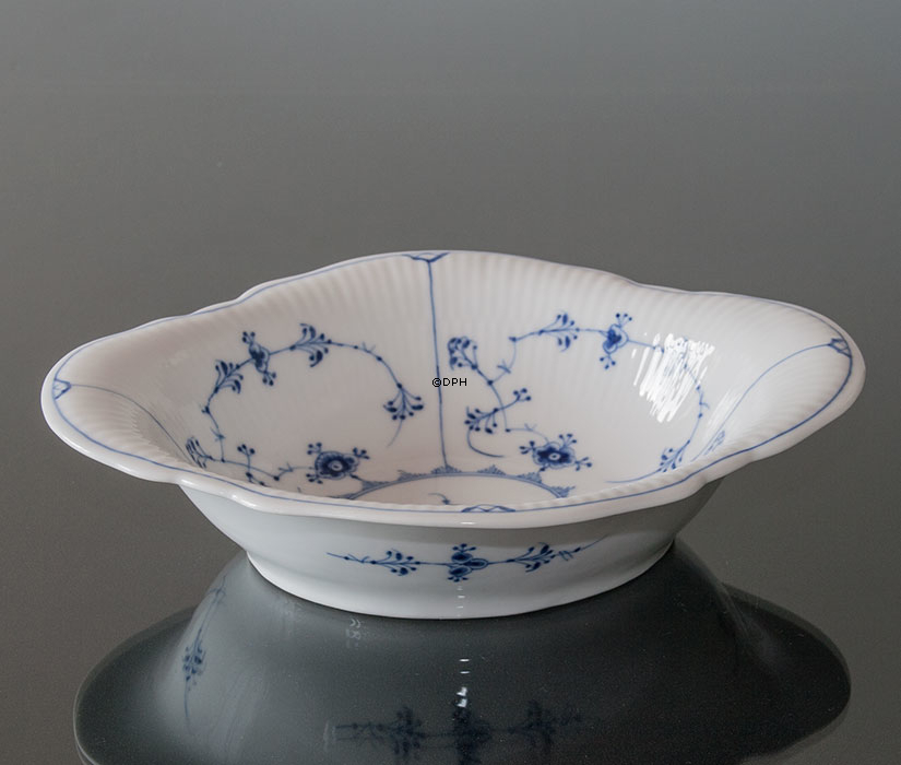 Musselmalet Gerippt, Große Schale, Selten 30cm, Royal Copenhagen Nr. 2014