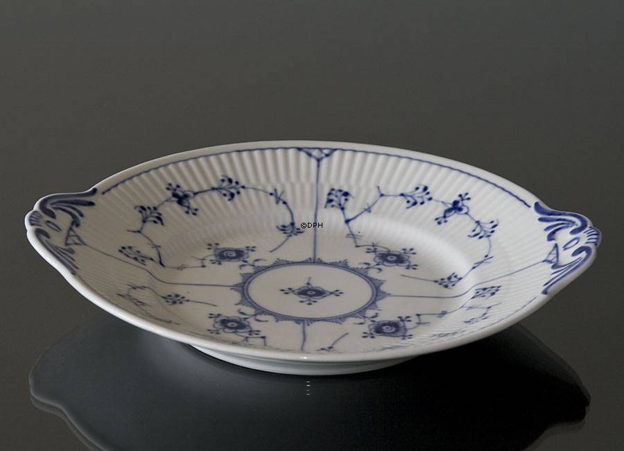 Musselmalet Gerippt, Kuchenplatte 28cm, Royal Copenhagen Nr. 2152