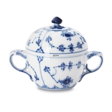 Musselmalet Gerippt, Zuckerdose, Royal Copenhagen Nr. 245