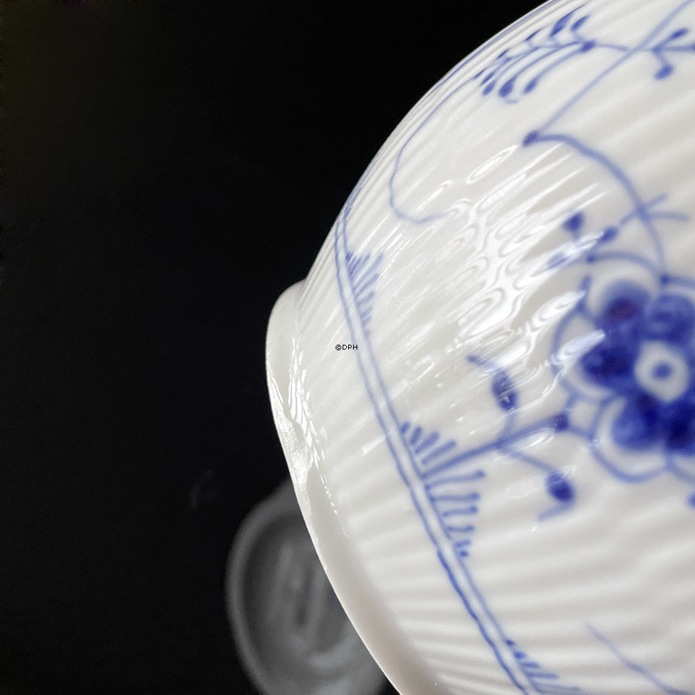 Musselmalet Gerippt, Kanne Nr. 1-30, Royal Copenhagen Sehr selten (hat eine kleine Absplitterung am Boden)