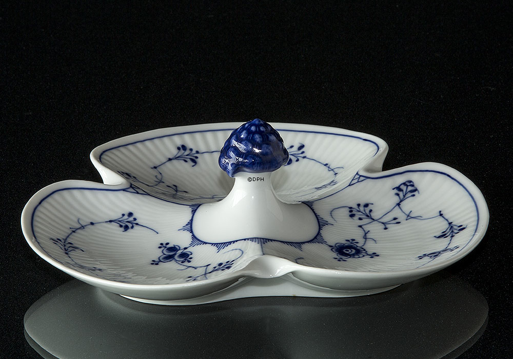 Musselmalet Gerippt, Servierplatte, Royal Copenhagen Nr. 449