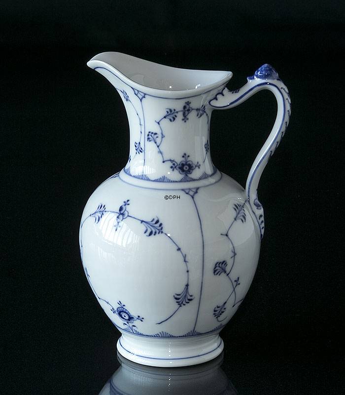 Musselmalet Gerippt, Schokolade kanne MIT Deckel, Royal Copenhagen Nr. 482