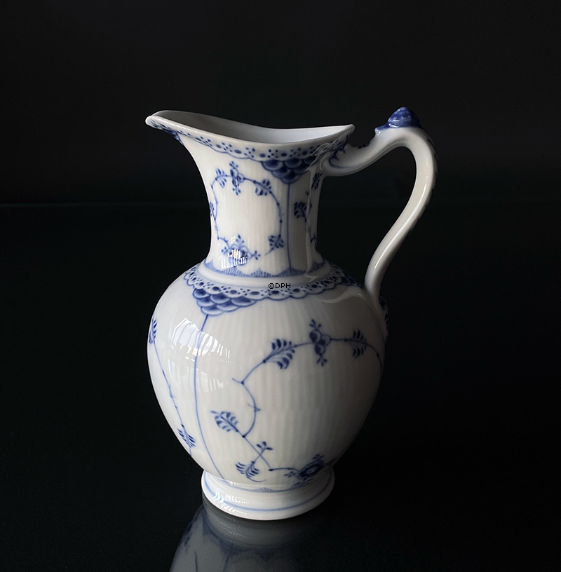 Musselmalet Halbspitze, Schokolade kanne MIT Deckel, Royal Copenhagen Nr. 722