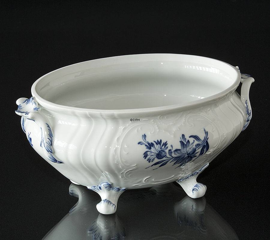 Juliane Marie Blaue Blume Gross Terrine OHNE (ovale) Deckel 33cm, Royal Copenhagen