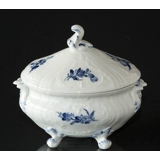 Juliane Marie Blaue Blume kleine Terrine (ovale) 18cm, Royal Copenhagen