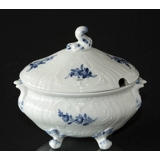 Juliane Marie Blaue Blume kleine Terrine (ovale) 18cm, Royal Copenhagen