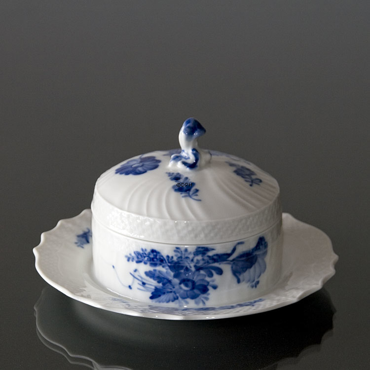 Blaue Blume, geschweift, Krug mit Deckel Nr. 1503