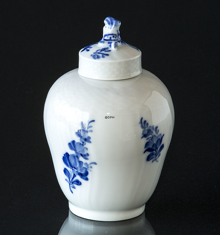 Blaue Blume, geschweift, Teedose Royal Copenhagen Nr. 1684