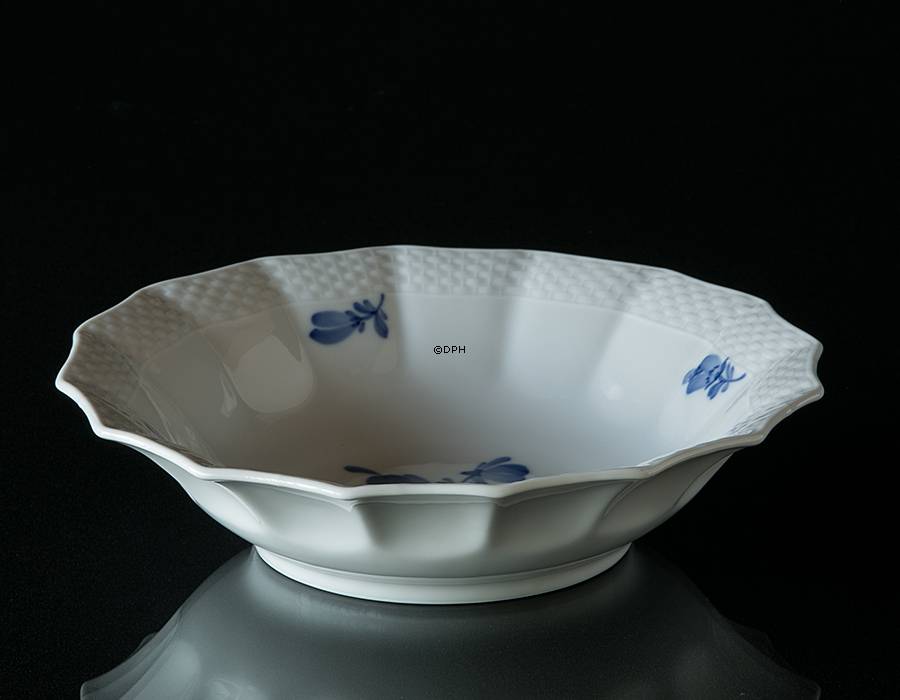 Blaue Blume, glatt, Schale 20cm nr. 10/8009, Royal Copenhagen