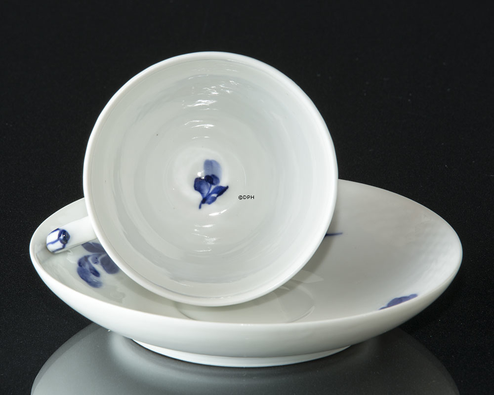 Blaue Blume, glatt, Kaffeetasse und Untertasse Nr. 10/8041, Groß, Royal Copenhagen