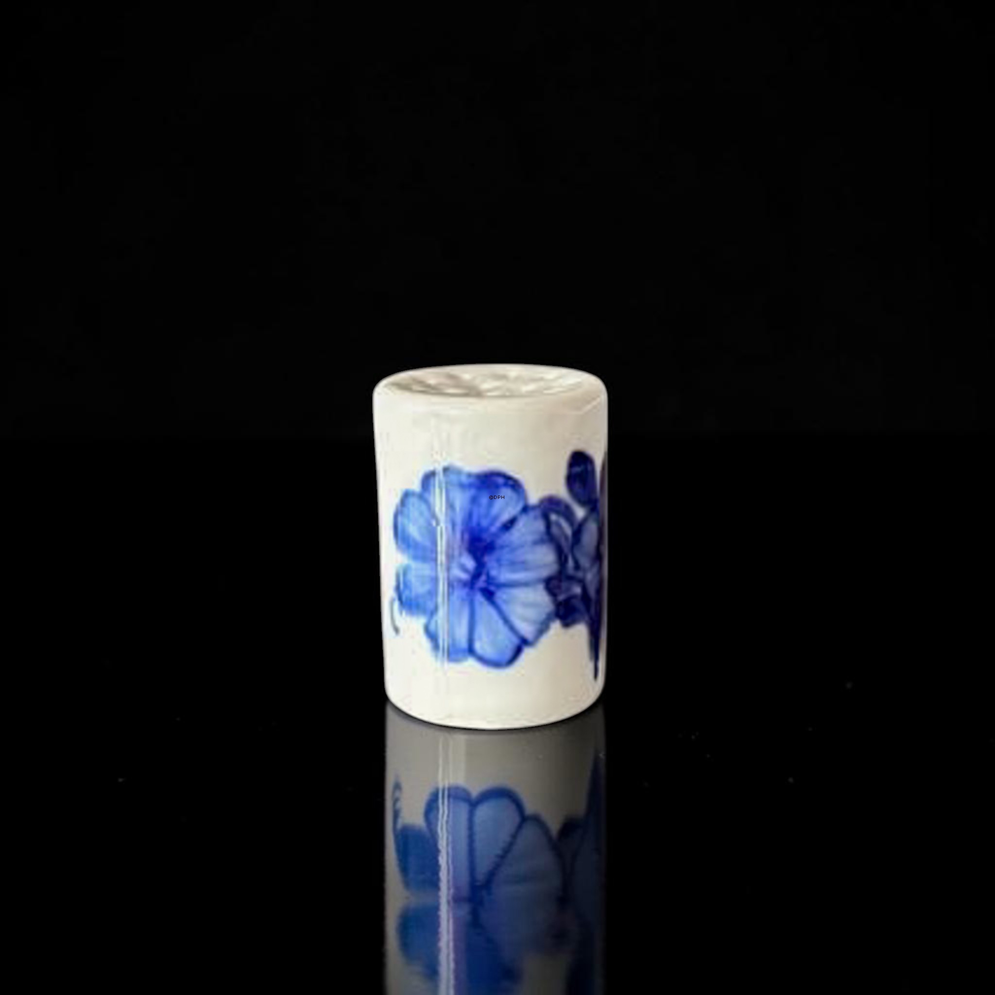 Blaue Blume glatt, Pfefferstreuer Nr. 10/8053, Royal Copenhagen