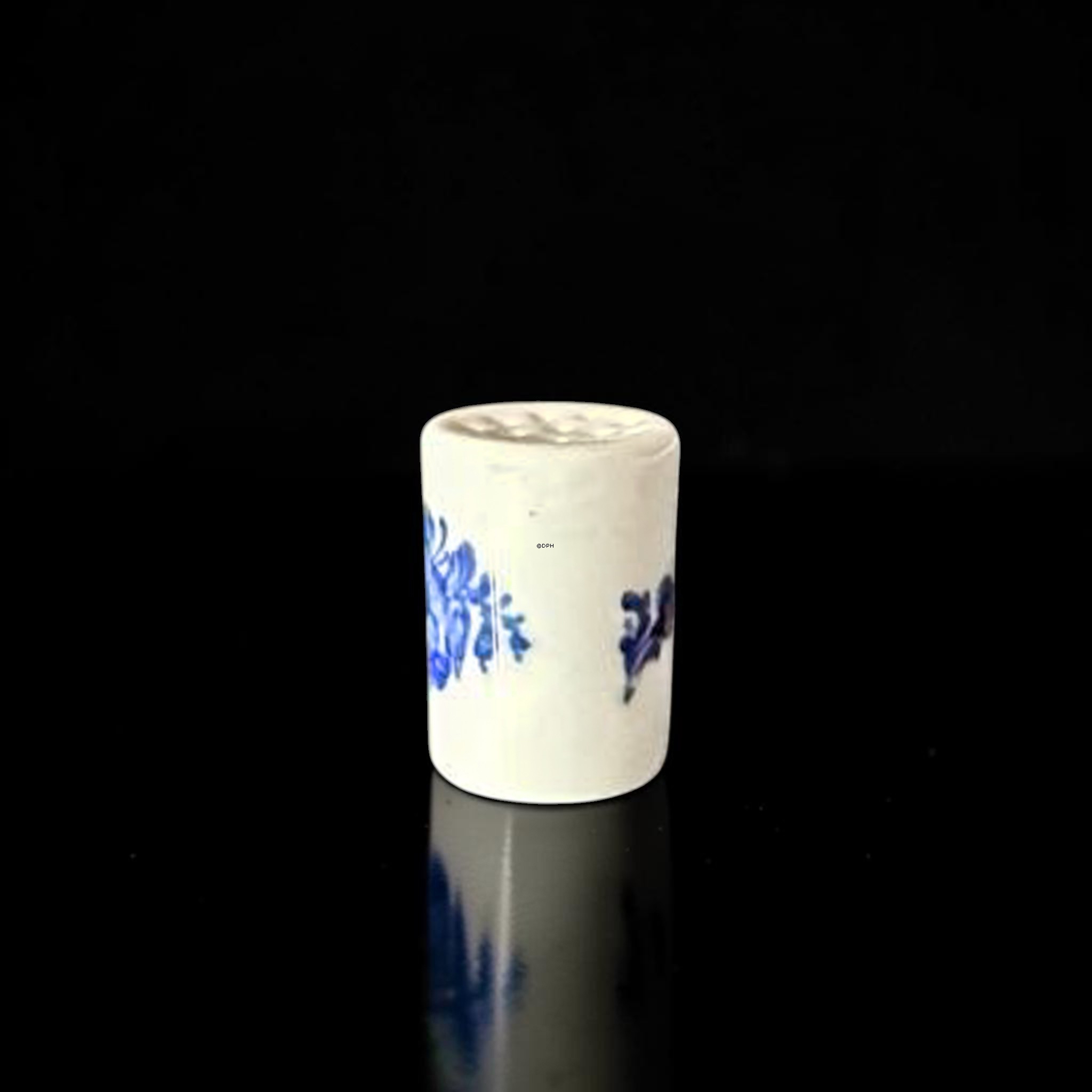 Blaue Blume glatt, Pfefferstreuer Nr. 10/8053, Royal Copenhagen