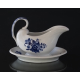 Blaue Blume, glatt, Sauciere Nr. 10/8069, Royal Copenhagen