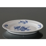 Blaue Blume, glatt, Ovale Servierplatte Nr. 10/8065, 20 cm, Royal Copenhagen