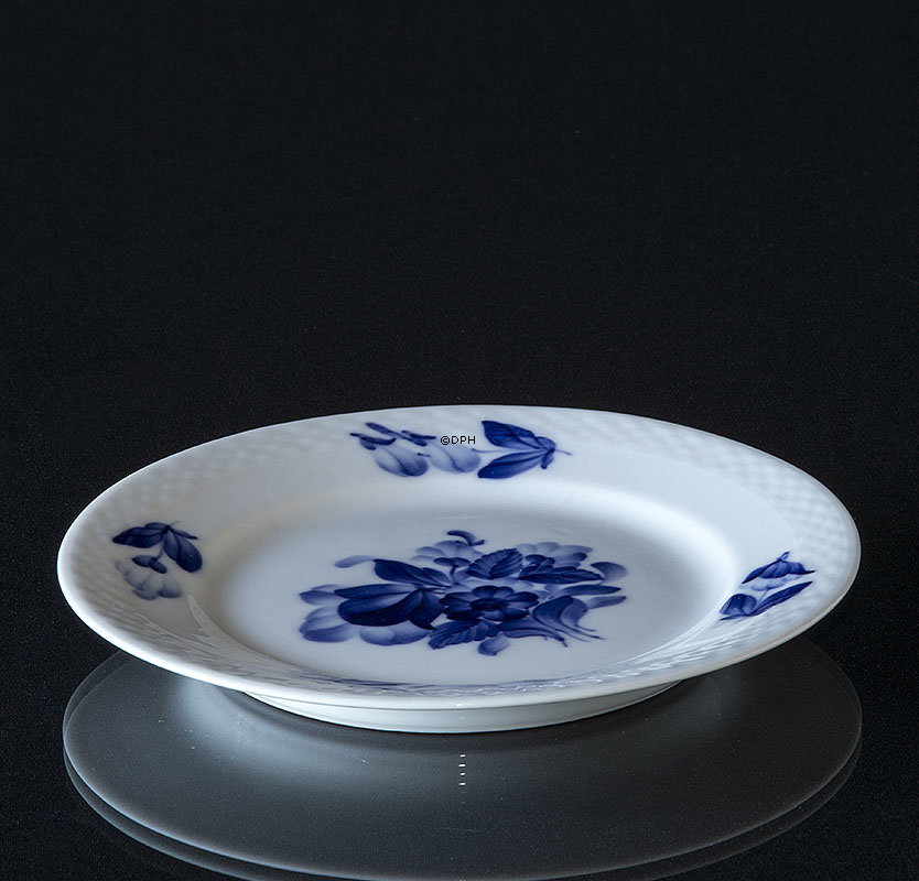 Blaue Blume glatt, flache Kuchenplatte Ø15cm Nr. 10/8098, Royal Copenhagen