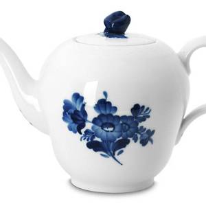 Blaue Blume, glatt, Teekanne, klein, Royal Copenhagen | Nr. 10-8122 | DPH Trading