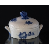 Blaue Blume, glatt, Butterdose Nr. 10/8139, Royal Copenhagen