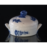 Blaue Blume, glatt, Butterdose Nr. 10/8139, Royal Copenhagen
