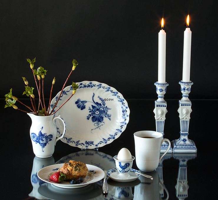 Blaue Blume, glatt, Milchkännchen Nr. 10/8143, Royal Copenhagen