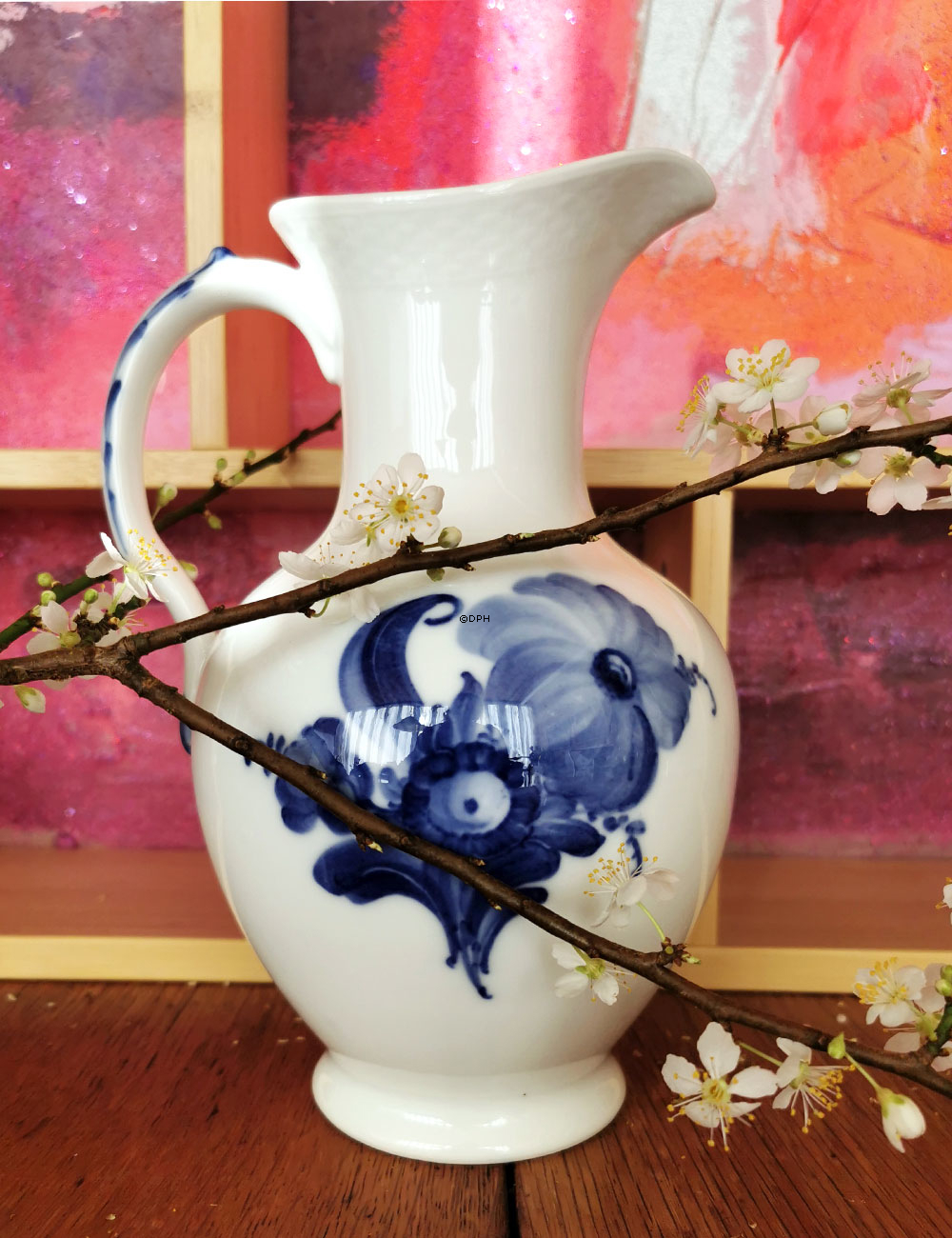 Blaue Blume, Schokoladenkanne ohne Deckel Nr. 10/8147, Royal Copenhagen