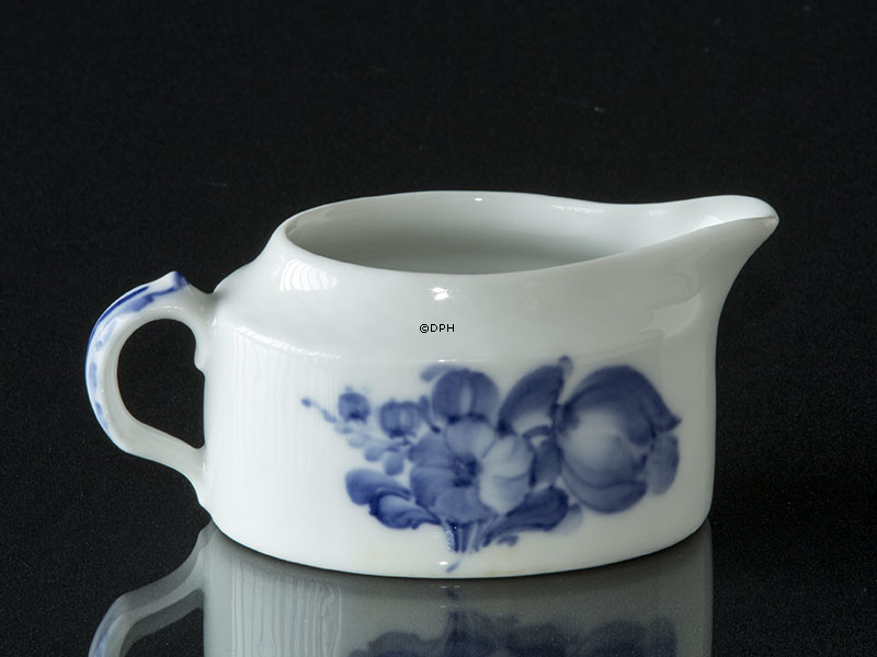 Blaue Blume, glatt, kleines Sahnekännchen