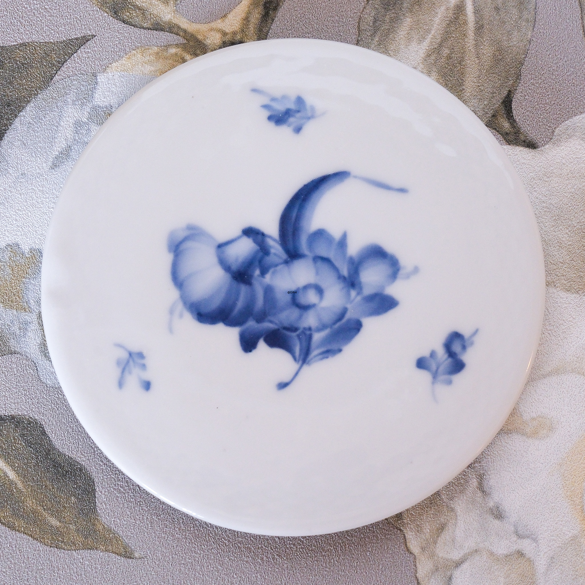 Blaue Blume, Glatt, Untersetzer Nr. 10/8204, Royal Copenhagen