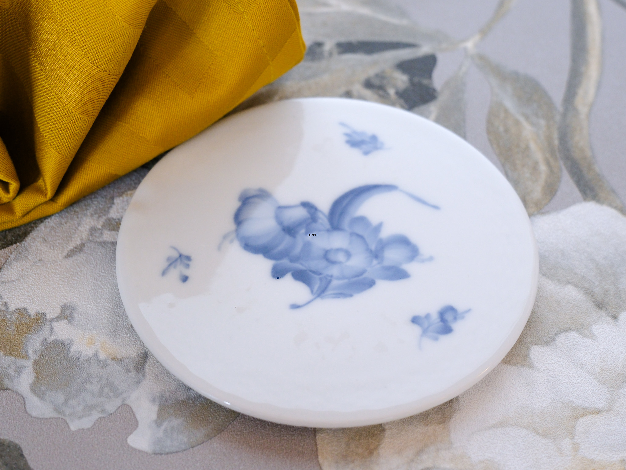 Blaue Blume, Glatt, Untersetzer Nr. 10/8204, Royal Copenhagen