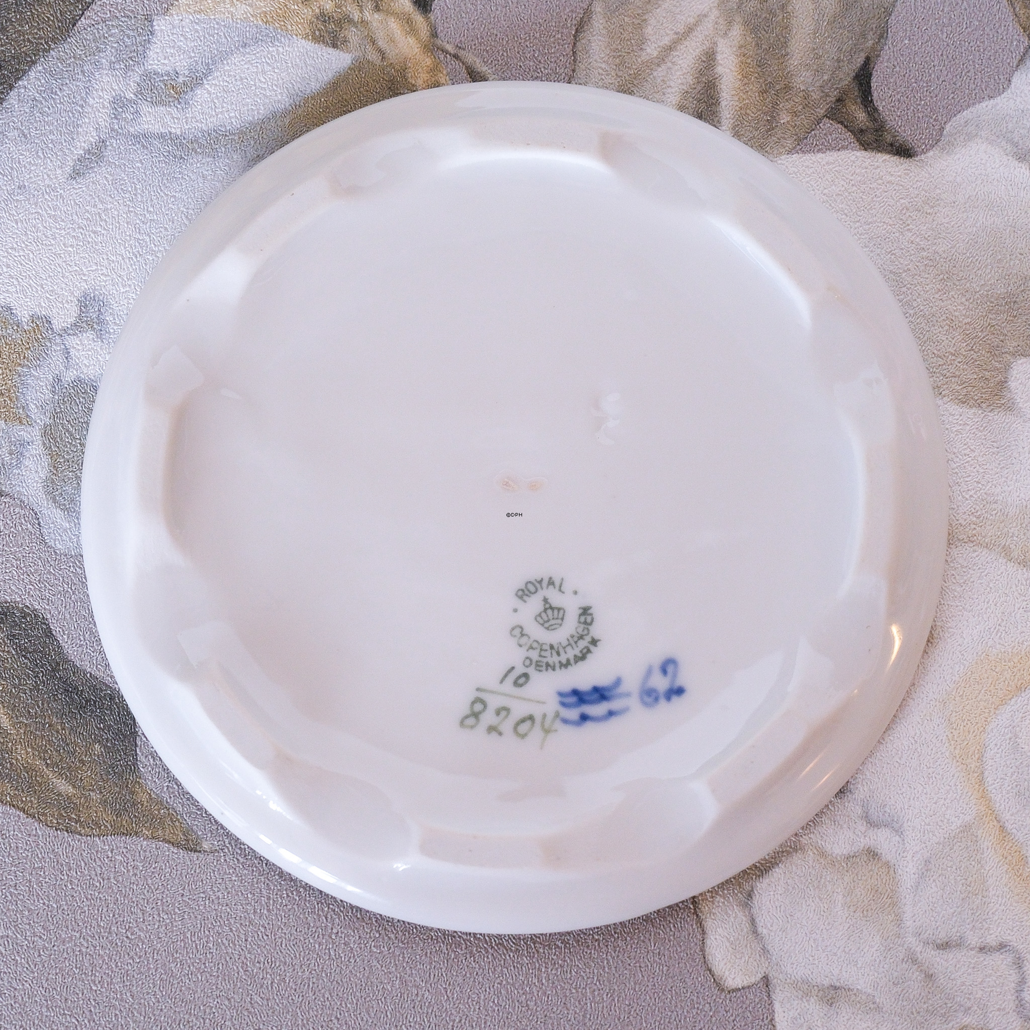 Blaue Blume, Glatt, Untersetzer Nr. 10/8204, Royal Copenhagen