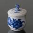 Blaue Blume glatt, Senfglas mit Deckel (1889-1922) | Nr. 10-8205 | DPH Trading