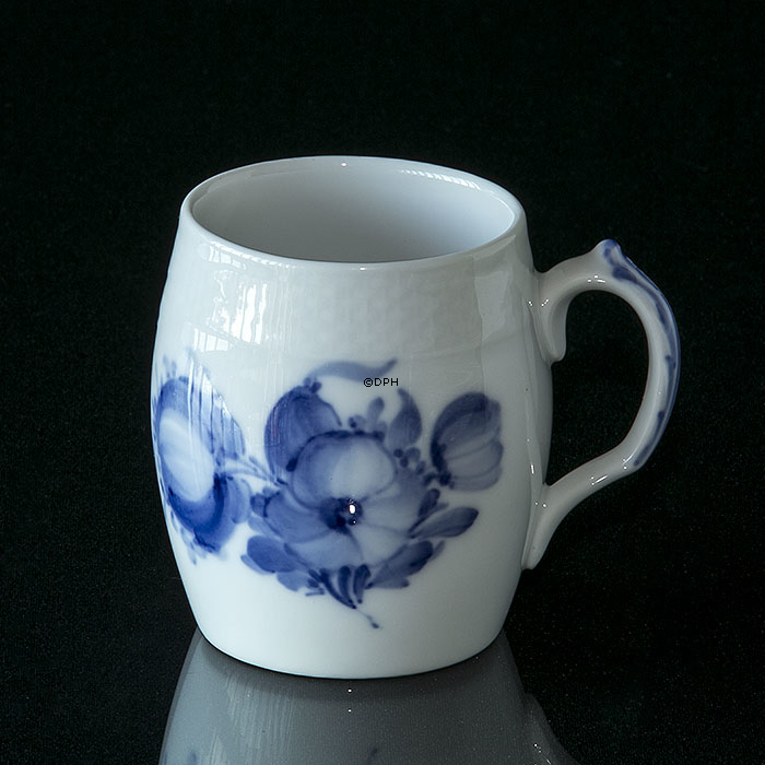 Blaue Blume glatt, Senfglas ohne Deckel Nr. 8206, Royal Copenhagen