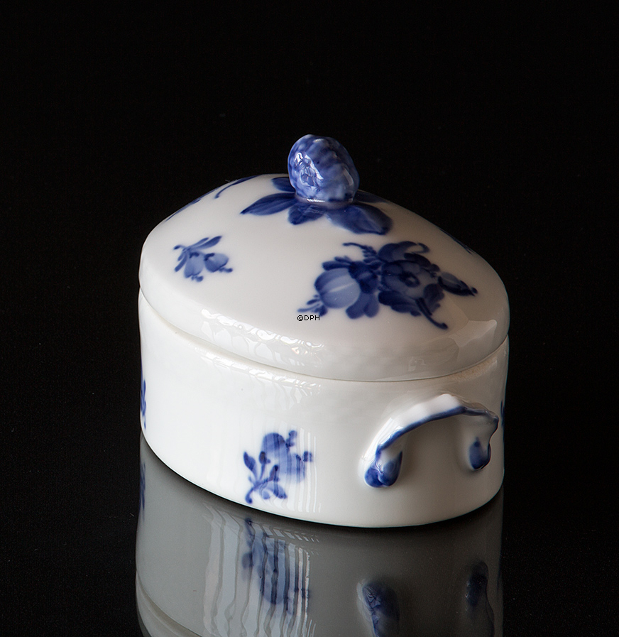 Blaue Blume, glatt, Glas mit Deckel Nr. 10/8238, Royal Copenhagen