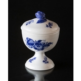 Blaue Blume, glatt, Marmeladenglas mit Deckel Nr. 10/8241, Royal Copenhagen