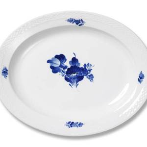 Blaue Blume, glatt, ovale Servierplatte 30 cm | Nr. 10-8275 | Alt. 10/8275 | DPH Trading