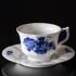 Blaue Blume, eckig, große Teetasse und Untertasse, Royal Copenhagen | Nr. 10-8501 | DPH Trading