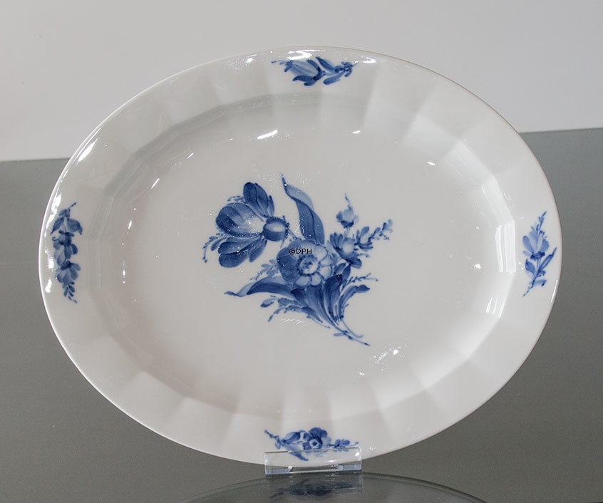 Blaue Blume, eckig, oval Schale Nr. 10/8541, 46 cm, Royal Copenhagen